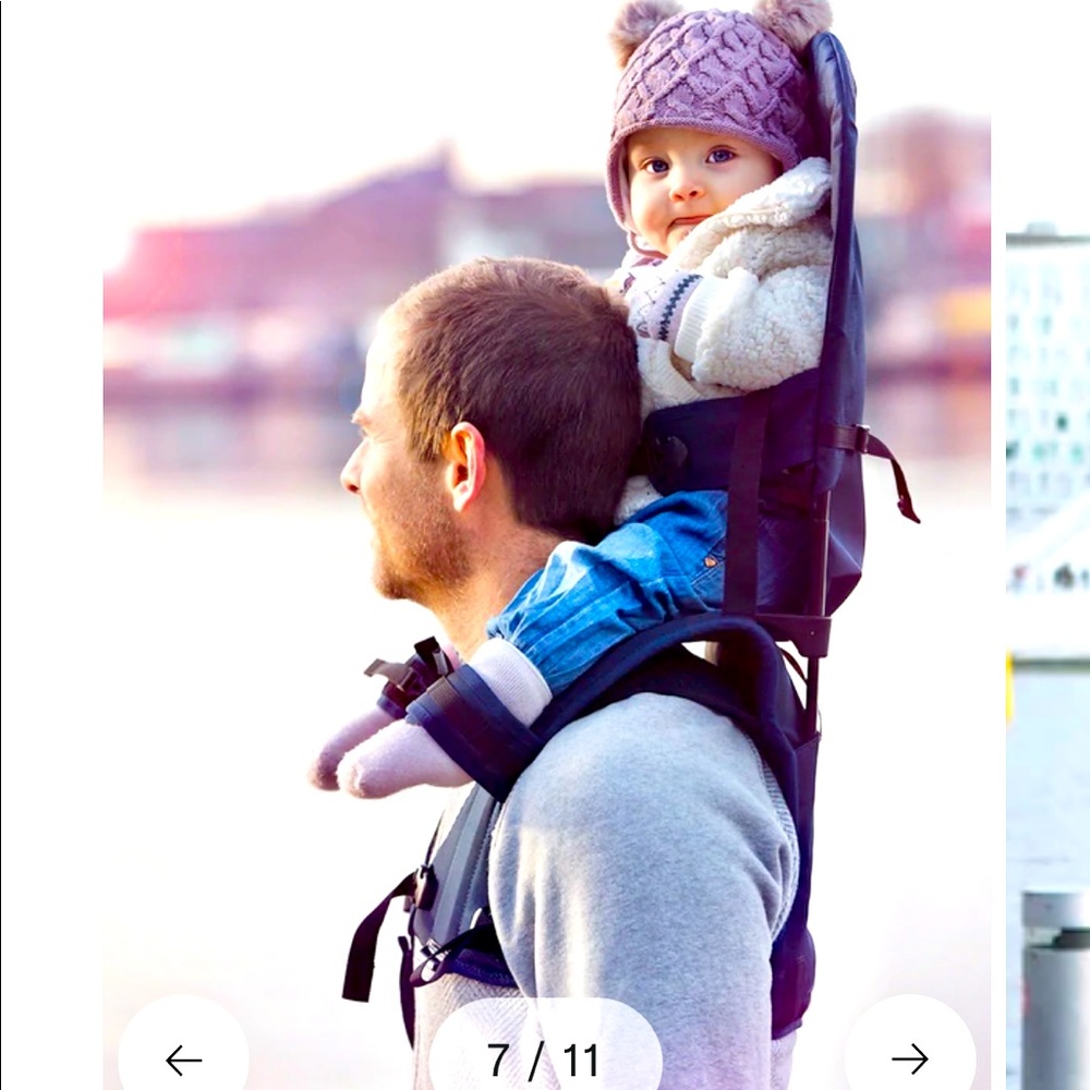 Minimies Shoulder Carrier in Navy NWOT